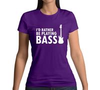 Preferirei Giocare Col Basso - Maglietta Donna - Regalo Rock Music