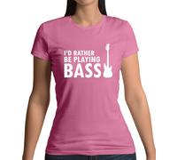 Preferirei Giocare Col Basso - Maglietta Donna - Regalo Rock Music