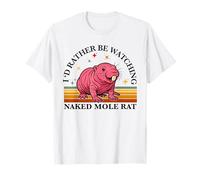 Preferirei Guardare Il Cucciolo di Sabbia Naked Mole Rat Lover Maglietta