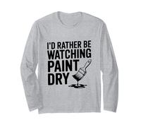 Preferirei Guardare la Vernice asciutta Maglia a Manica