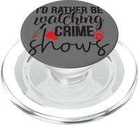 Preferirei guardare spettacoli criminali PopSockets PopGrip per MagSafe