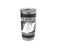 Preferirei praticare l'arte marziale Samurai Fighter Aikido Bicchiere termico in acciaio inox doppia parete