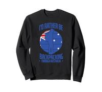 Preferirei Stare con Lo Zaino in Spalla Attraverso l'Australia Felpa
