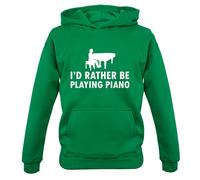 Preferirei Stare Suonando Il Pianoforte - Felpa Per Bambini - Musicista Pianista