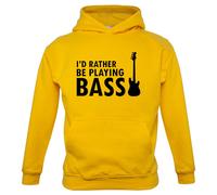 Preferirei Suonare Il Basso - Felpa Per Bambini - Regalo Rock Music