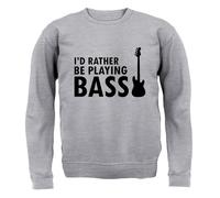 Preferirei Suonare Il Basso - Felpa Per Bambini - Regalo Rock Music