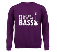 Preferirei Suonare Il Basso - Felpa Per Bambini - Regalo Rock Music