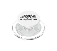 Preferisco il mio spazio Introvert Homebody Life PopSockets PopGrip per MagSafe