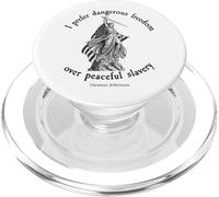 Preferisco la libertà pericolosa Jefferson Vintage 1776 America PopSockets PopGrip per MagSafe