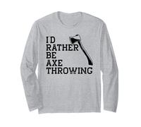 Preferisco LANCIARE L'ASCIA - Throw Axes Meme Maglia a Manica
