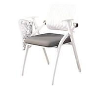 Preferspace Sedie for aula con blocco for appunti attaccato, sedile in rete traspirante pieghevole for la lobby dell'hotel del bar del centro di formazione scolastica(Gray 1ps)