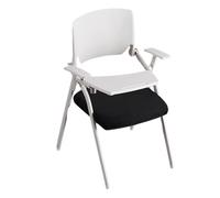 Preferspace Sedie for sala formazione con bracciolo for tablet ribaltabile e sedile in rete adatte for scuole, aule, ospiti dell'ufficio, aree di attesa(Black 1ps)