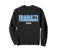Prefettura di Ibaraki Giappone Città del Giappone Vintage Design Felpa
