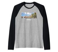 Prefettura di Parma Italia Città Parma Vintage Design Italia Maglia con Maniche Raglan