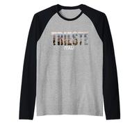 Prefettura di Trieste Italia Città Trieste Vintage Italia Maglia con Maniche Raglan