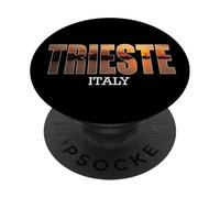 Prefettura di Trieste Italia Città Trieste vintage Italia PopSockets PopGrip Adesivo