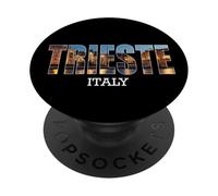 Prefettura di Trieste Italia Città Trieste vintage Italia PopSockets PopGrip Adesivo