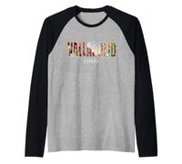 Prefettura di Valencia Spagna Città Spagna Vintage Spagnolo Maglia con Maniche Raglan