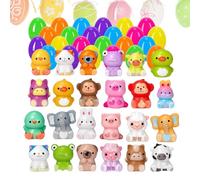 Prefilled Easter Eggs, Interactive Surprise Egg with Toys, Fun Stress Relief Fidget Set, Engaging Sensory Pinching Toy for Kids Adults, Perfect Easter Basket Stuffers, Party Favors