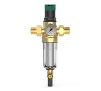 Prefilter Valvole Regolatore di Pressione Acqua DN15/DN20 Riduttore di Pressione Dell'acqua Antiruggine Valvole Riduttore con Manometro Filtro Home Regolatore