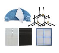 Prefiltro HEPA for panno for mocio e spazzola laterale del robot for AMIBOT Animal XL H2O Connect, accessori for aspirapolvere robotizzato Lodevole(Light Grey)