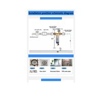 Prefiltro Purificatore Tutta la Casa Centrifuga Acqua Sedimenti Sistema Prefiltro Centrale Controlavaggio Maglia di Acciaio Inox B