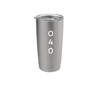 Prefisso telefonico 040 - Amburgo Bicchiere termico in acciaio inox doppia parete