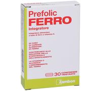 Prefolic Ferro 30 Compresse - Integratore Ferro e Vitamina C