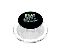 Prega con me non giocare con me Cristiani Dio Pregare Santo PopSockets PopGrip per MagSafe