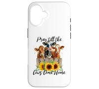 Prega fino a quando le mucche tornano a casa - Vita da fattoria di campagna, amanti delle mucche Custodia per iPhone 16