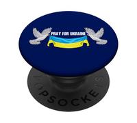 Prega per la colomba della pace in Ucraina PopSockets PopGrip Adesivo