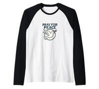 Prega per la pace Colomba della speranza e della pace Maglia con Maniche Raglan