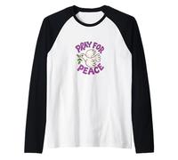 Prega per la pace Colomba della speranza e della pace Maglia con Maniche Raglan