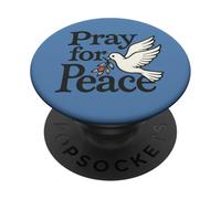 Prega per la pace Colomba della speranza e della pace PopSockets PopGrip Adesivo