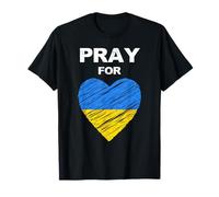 Prega per l'Ucraina Sostenga Il Popolo ucraino Ferma la Guerra Maglietta