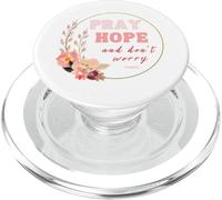 Prega Spera e Non preoccuparti San Padre Pio Fede Cattolica PopSockets PopGrip per MagSafe