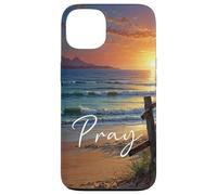 Prega Sunset Beach Preghiera cristiana religiosa Custodia per iPhone 13