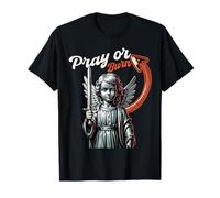 Pregare Arcangelo Michele Catholic Guardian Maglietta