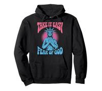 Pregare libertà Paura di Lord Christian Streetwear Felpa con Cappuccio