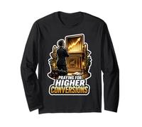 Pregare per conversioni Superiori Uomini Marketer Divertenti Maglia a Manica