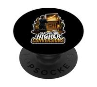 Pregare per conversioni superiori Uomini marketer divertenti PopSockets PopGrip Adesivo
