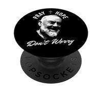 Pregare Speranza E Non Preoccupare San Padre Pio PopSockets PopGrip Adesivo