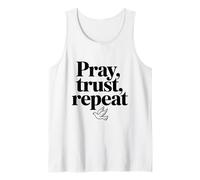 Pregare Trust Repeat Dove Inspirational Citazione Canotta