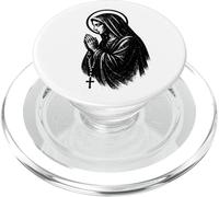 Pregare Vergine Maria - Vintage Grafica Cristiana Fede PopSockets PopGrip per MagSafe