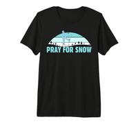 Pregate per la Neve, Sci, Vacanza sulla Neve, Regalo per Maglietta Premium