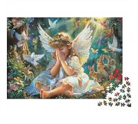 Preghiera bambini angeli Puzzle 1000 Pezzi In cartone Spesso, Un Tangram Per Enigma Per Lo Stress Relief, Ideale Per Quadro Fai Da Te, Regalo Di Compleanno Perfetto 70x50cm/1000pcs