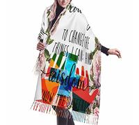 Preghiera Della Serenità Dio Mi Conceda Un Fiore Sciarpa Leggero Da Donna Morbido Sciarpe Lunghe Da Donna Moda Scialle