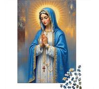 Preghiera della Vergine Maria_2 Puzzle Da 1000 Pezzi Per Adulti, Cartone Resistente, Decorazione Murale, Regalo Del Festival Di Primavera, Attività Indoor 52x38cm/1000pcs