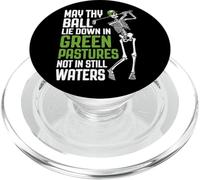 Preghiera di golf verde pascoli divertenti scheletro citazione golfista PopSockets PopGrip per MagSafe