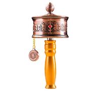 preghiera manuale, Ruota di preghiera tibetana, Ruota di preghiera tenuta in mano Ruota di preghiera buddista Ronzio buddista tibetano, Ruota di preghiera funzionante, Dispositivo portatile con iscriz